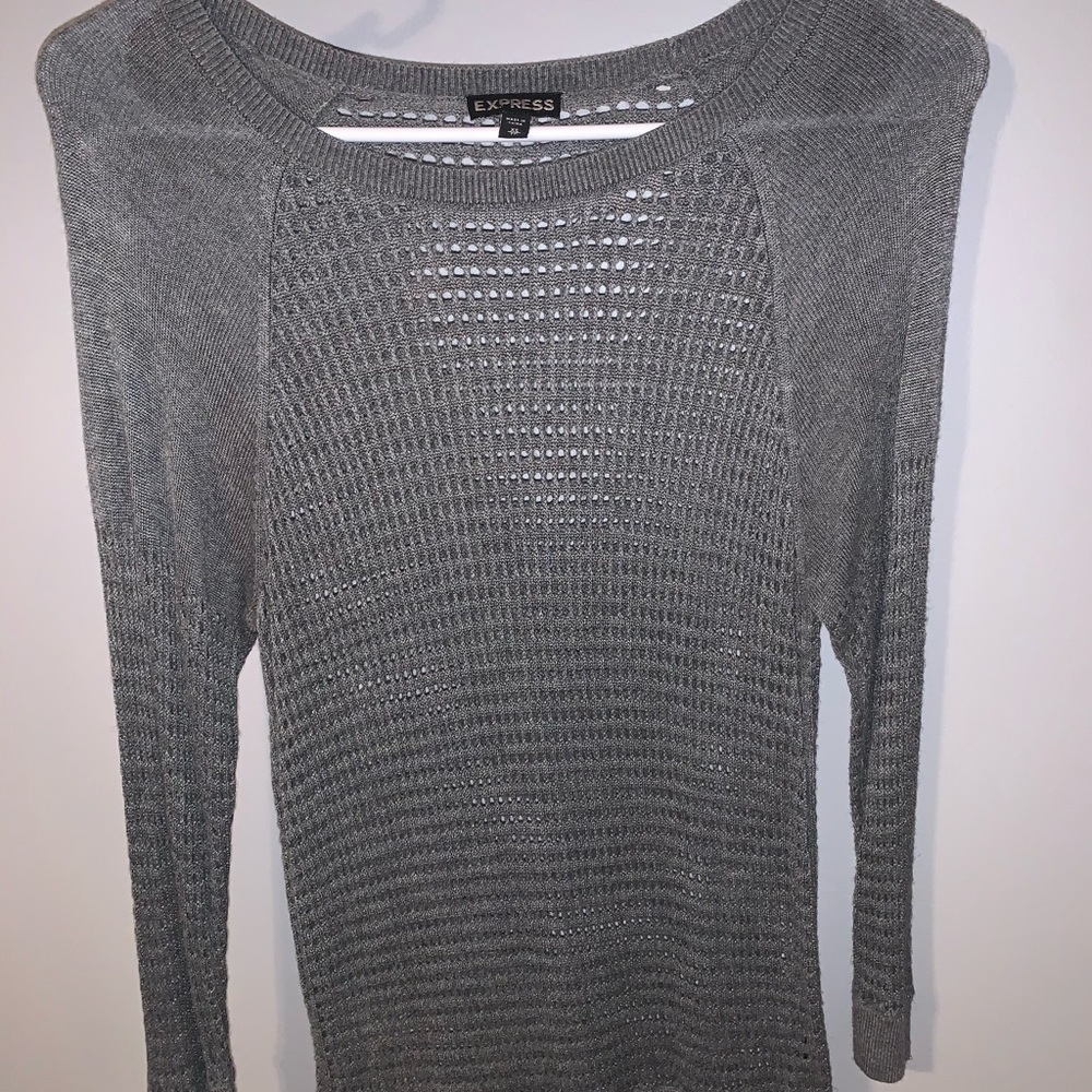 Express Gray Sweater